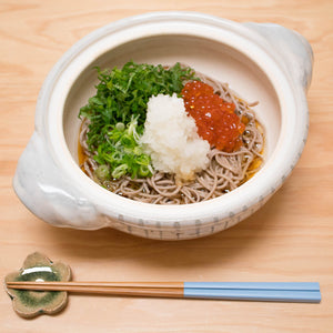 Cold Soba with Salmon Roe and Grated Daikon