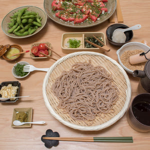 Cold Soba with Black Vinegar Dipping Sauce