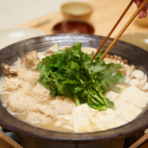 Chicken Meatball Hot Pot in Miso Broth