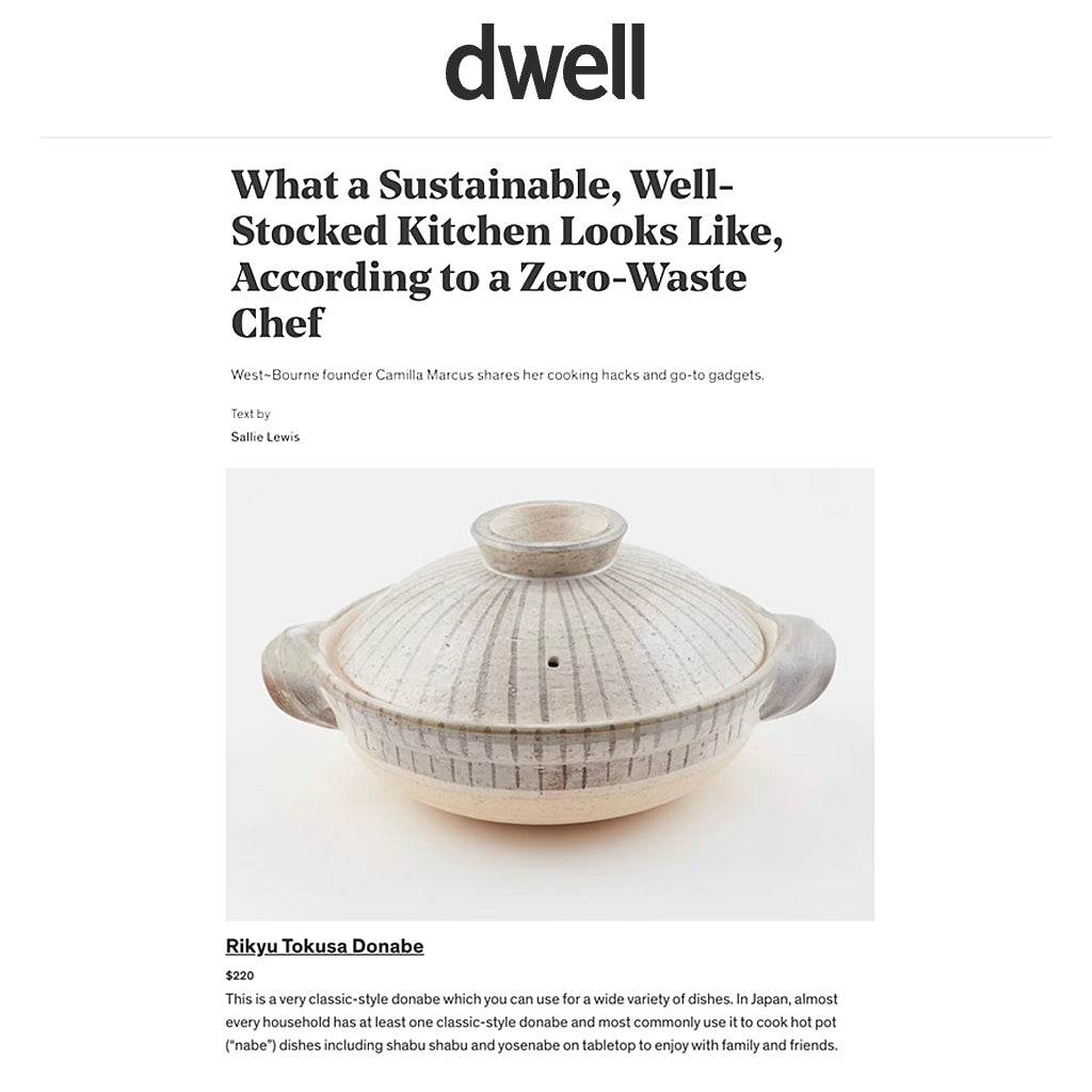 Our Hakeme Donabe is Featured in Dwell! – TOIRO
