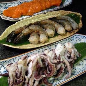 Grilled Seafood with Ponzu Sauce