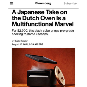 Our Donabe Smoker, Ibushi Gin is featured in Bloomberg