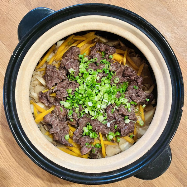 New Donabe Recipe - Niku Gohan (Beef Rice)