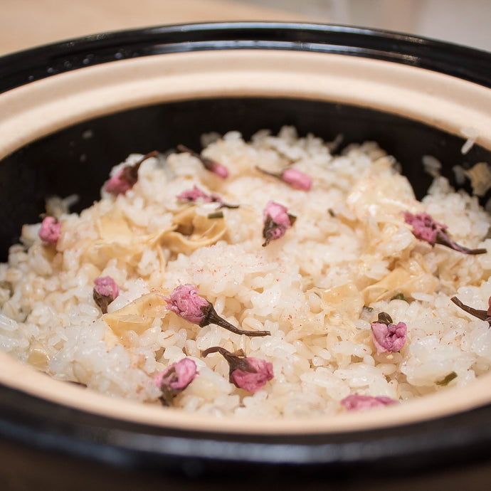 Cherry Blossom & Tofu Skin Rice