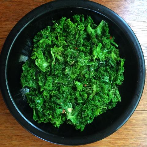 Steam-fry Kale with Shio-koji