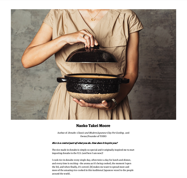 Life & Thyme (Why Rice?) – TOIRO