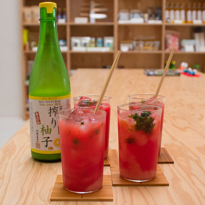 Watermelon & Yuzu Cocktail (Virgin or with Alcohol)