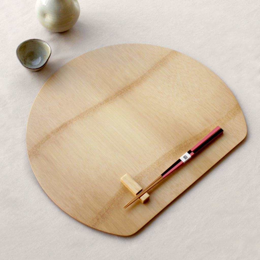 New Kyoto Bamboo HalfMoon Placemat TOIRO