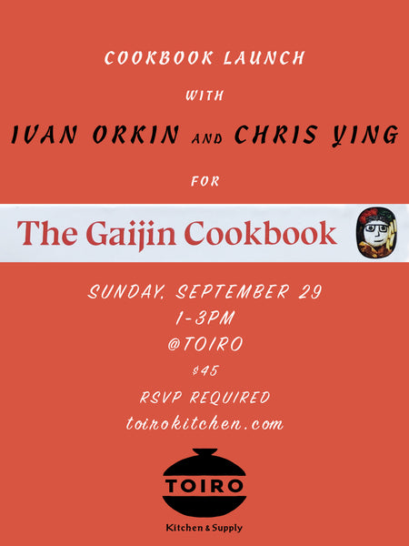 The Gaijin Cookbook Event with Ivan Orkin & Chris Ying