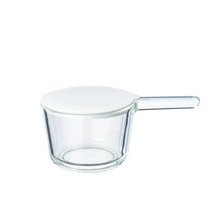 One-Handle Glass Petite Pot with Silicone Lid