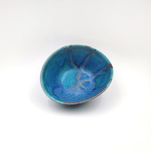 Hechimon Tsuyu-Kusa Asymmetrical Small Bowl