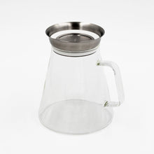 Conical Glass Tea Server with Handle