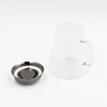 Conical Glass Tea Server with Handle