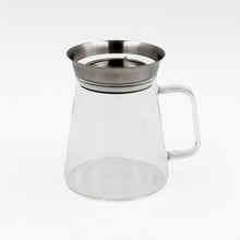 Conical Glass Tea Server with Handle