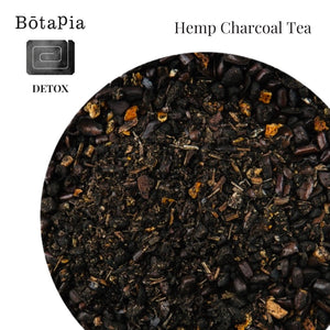 DETOX, Caffeine-Free Hemp Charcoal Tea (Tea Bags)