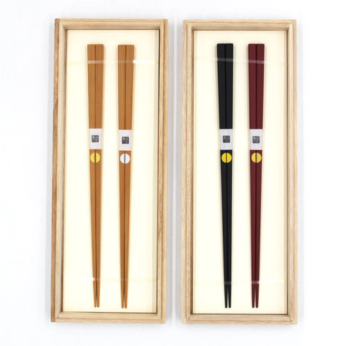 Enso Bamboo Chopsticks Gift Set in Kiri Wood Box