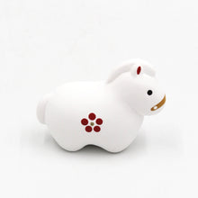 Japanese New Year Horse Doll with Hagoita Plate