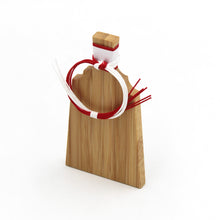 Japanese New Year Horse Doll with Hagoita Plate