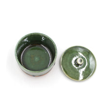 Oribe-Kushime Small Bowl with Lid