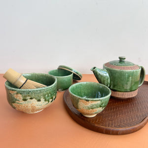 Oribe-Nagashi Matcha Bowl