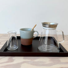 Conical Glass Tea Server with Handle