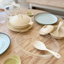 Stackable Heat-Resistant Glass Oval Dish