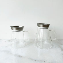 Conical Glass Tea Server with Handle