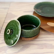 Oribe-Kushime Small Bowl with Lid