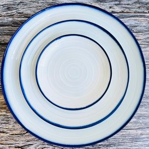 Seiji Blue with Reactive Cobalt Blue Plate