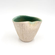 Hechimon Shiro Asagi Warped Pot Vase