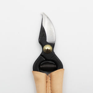 Mini Pruning Shears with Leather Handles