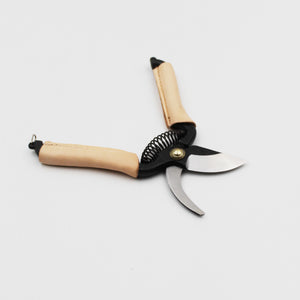 Mini Pruning Shears with Leather Handles