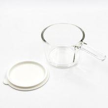 One-Handle Glass Petite Pot with Silicone Lid