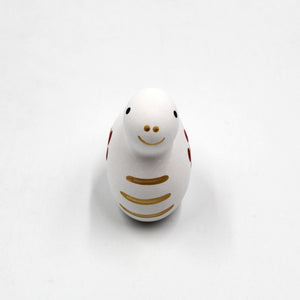 Japanese New Year Snake Doll with Hagoita Plate