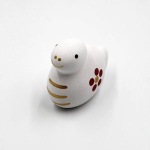 Japanese New Year Snake Doll with Hagoita Plate