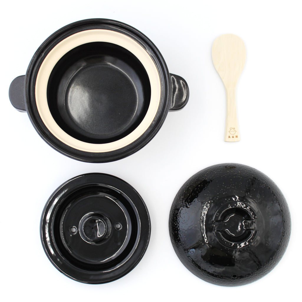 NAGATANIEN Donabe Rice Cooker KAMADO SAN CT-50 - Thumbnail 4