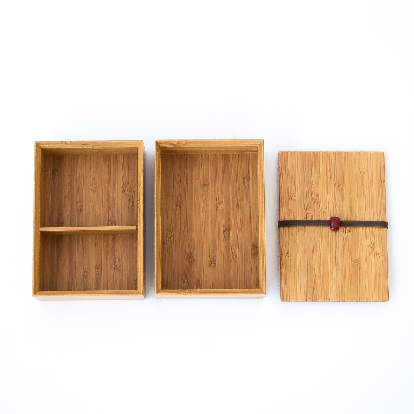 Original Bento Box Wood Black & Bamboo