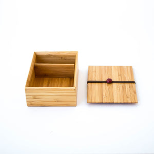 Kosuga Bamboo Tiered Square Lunch Box Set