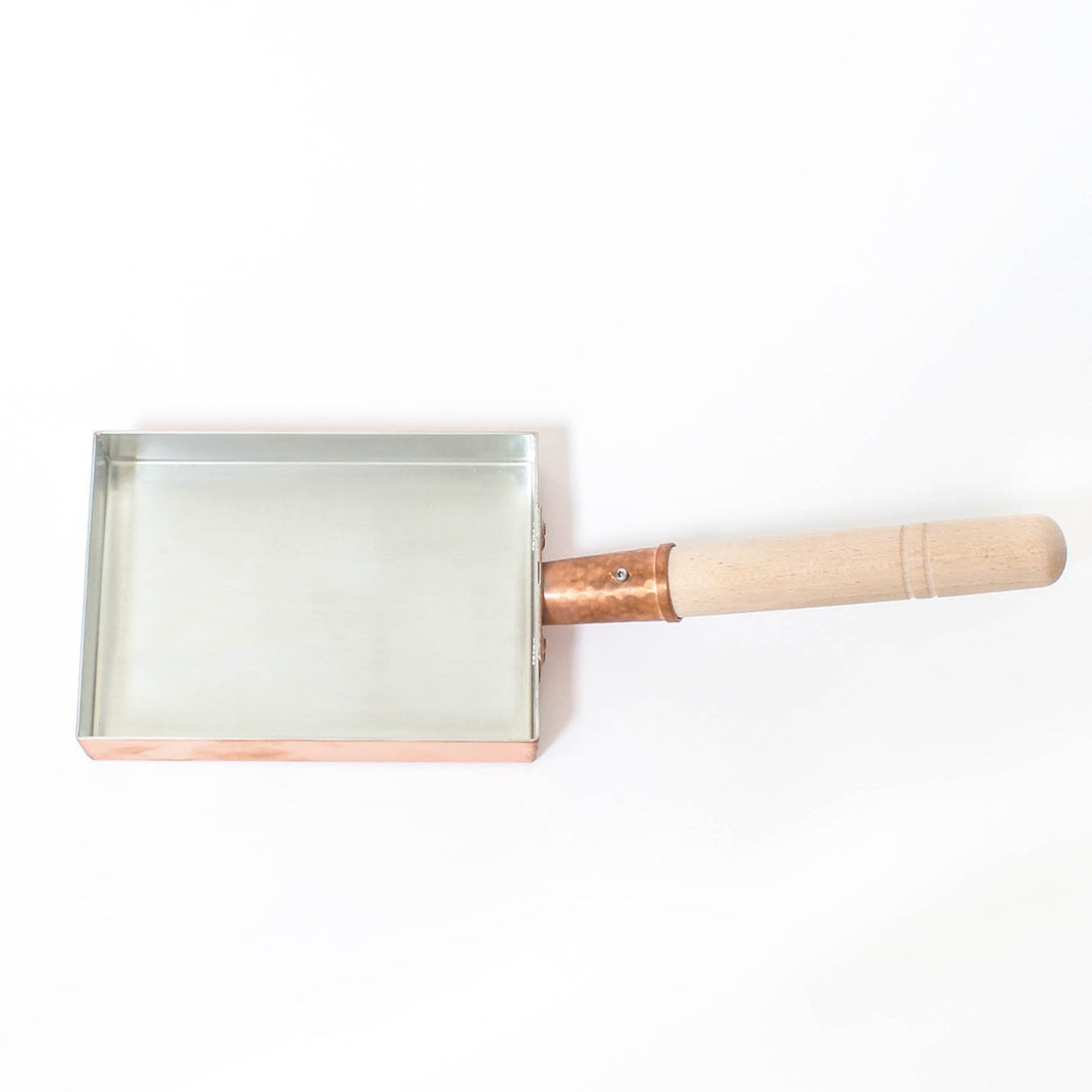 Genuine Copper Rolled Omelet Pan (Kansai-style)