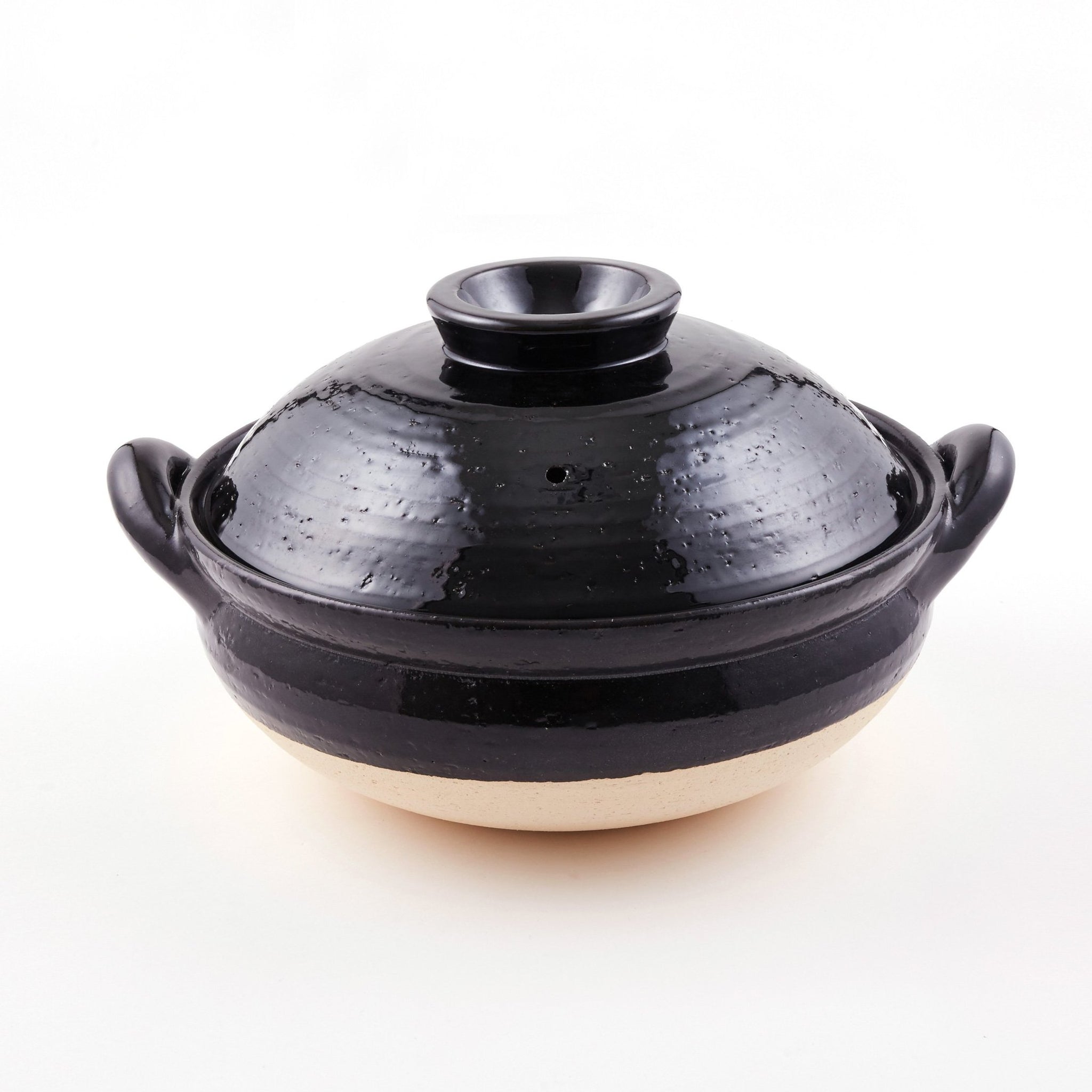  Korean Premium Stoneware Black Casserole Clay Pot with