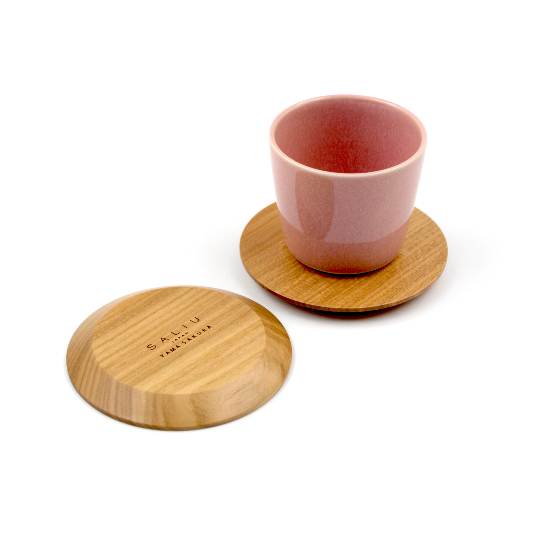 SAKURA Wood Tea Cup - Handcrafted by artisan with Japanese cherry
